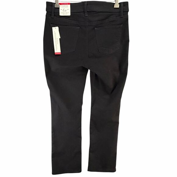 Talbots Barely Boot Jeans Womens 6P Black High Waist Flawless 5 Pocket Denim - Picture 6 of 16